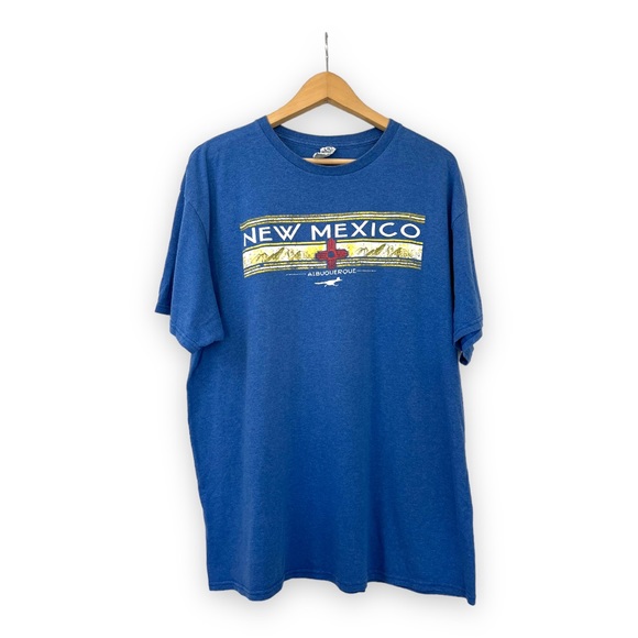 Vintage 90’s Tourist Spellout Tee Albuquerque New Mexico Delta Pro Weight - Picture 1 of 8